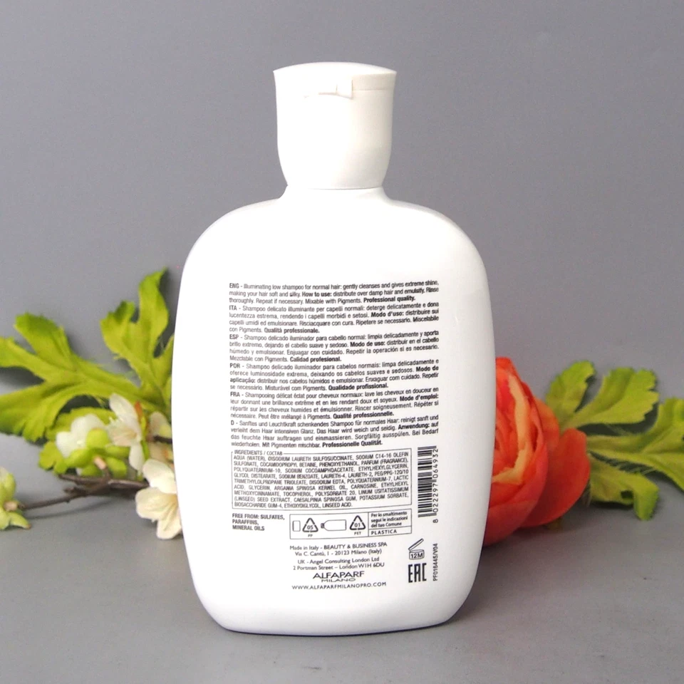 DUO Alfaparf Semi Di Lino DIAMOND Illuminating Shampoo & Mask 250ml / 200ml - Image 4 of 4