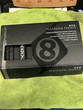 NOS ORGIN 8 VEX 9/16 PEDALS SEALED WIDE PLATFORM CHROMOLY SPINDLE 