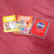 Atari Original Catalog Lot of 3 for Atari 2600 VCS, English