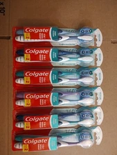 Lot (6) Colgate Toothbrush 360deep  Clean Medium   