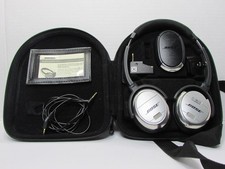 Bose QuietComfort 3 QC3 Noise-Cancelling Headphones, Black and Silver