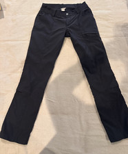 Duluth Trading Women's Size 8x31 Black Dry On The Fly Slim Leg Pants Versatile