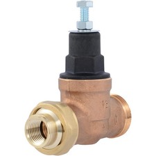 Cash Acme EB45 Pressure Regulating Valve, Single Union, 1/2 in., Brass 