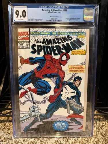 Amazing Spider-Man #358 Newsstand CGC 9.0