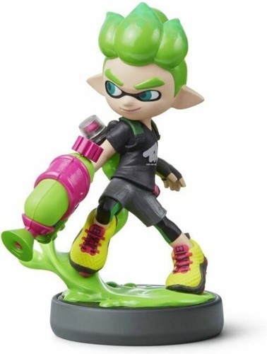 NEW! Inkling Boy amiibo (Splatoon series) Nintendo Switch 3DS Wii U 2 green - Picture 1 of 1