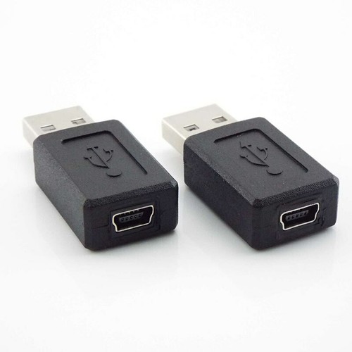 Mini USB B 5 Pins Female Jack to USB 2.0 A Male Connector Adapter for Transfer - Picture 8 of 8