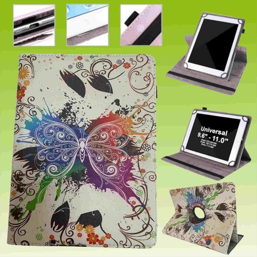 Für verschiedene Tablet Modelle Tablet Motiv 360 Grad Tasche Kunst-Leder Etuis - Bild 27 von 27