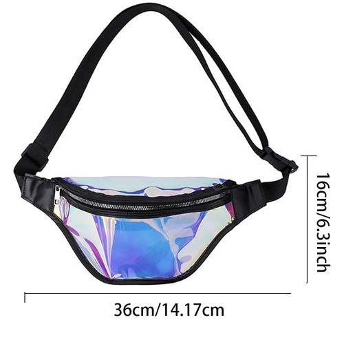 Waterproof Sports Fanny Pack Crossbody Chest Bag Travel Storage - Picture 2 of 16