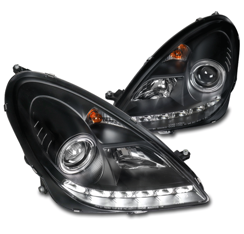 For 05-11 Mercedes-Benz R171 SLK LED Projector Headlights Lamp