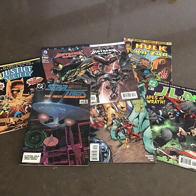DC And Marvel Comics Lot Of 7