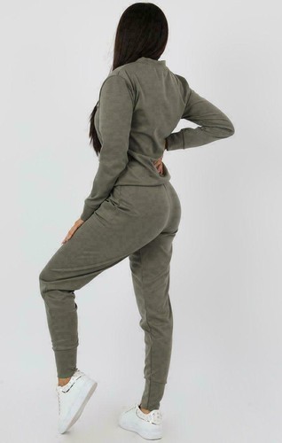 Ladies Women Casual Long Sleeve Lounge Wear Top Bottom 2 Pc Set Tracksuit - Picture 6 of 19