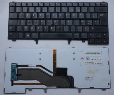 Clavier Francais Dell Latitude E6220 E6420 E5420 E5430 E6330 Azerty backlight