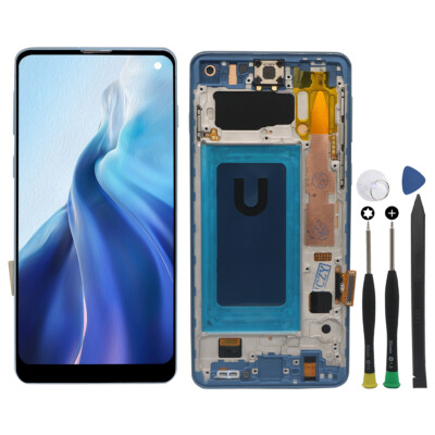For Samsung Galaxy S10 G973 Display LCD Touch Screen Digitizer Assembly + Frame