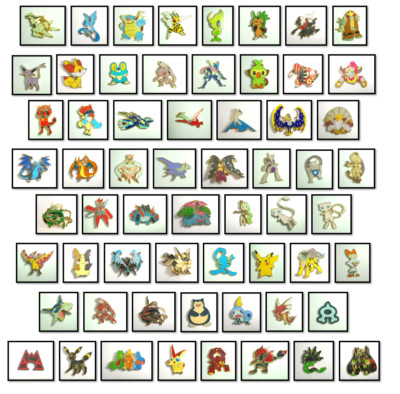 Pokemon Official Pins Collectible Lapel Badge Pins