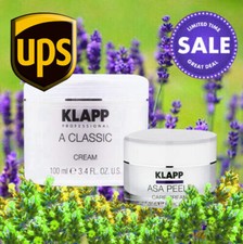 KLAPP A CLASSIC CREAM 100ml KLAPP ASA PEEL CARE CREAM 30ml UPS Express