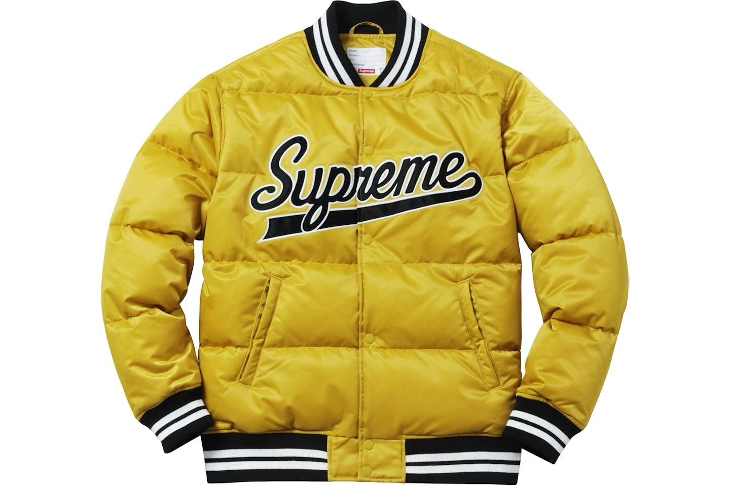 Veste bouffante Supreme Script Varsity   Taille M