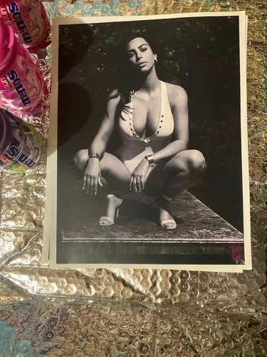 Kim Kardashian Sexy Celebrity Rare Exclusive 8.5x11 Photo 4918--