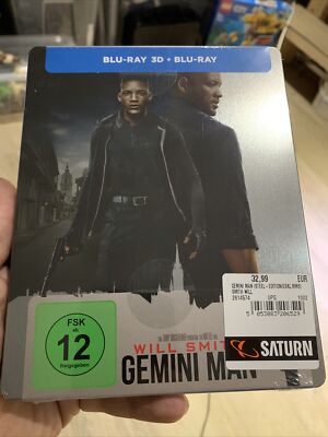 Gemini Man Will Smith - 2 Blu-ray 3D Steelbook