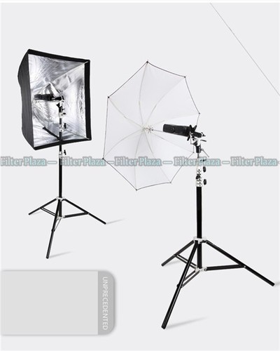 3-Section Flash Shoe Swivel Umbrella Holder Light Stand 2-Adapter Bracket U-Type - Picture 10 of 12