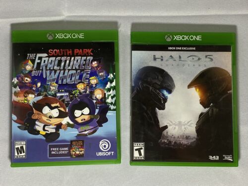 Xbox One games bundle lot Halo 5: Guardians & South Park The Fractured But Whole - Afbeelding 1 van 10