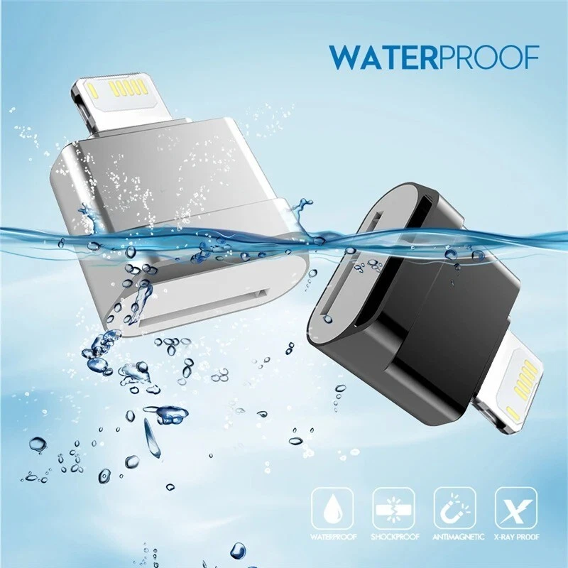 Mini Micro SD TF Card Reader Adapter for iPhone 14 13 12 11 Pro Max XS XR 8 7 6 - Image 4 of 4