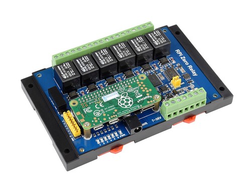 Waveshare Industrial 6-ch Relay Module for Raspberry Pi Zero RS485/CAN - Afbeelding 8 van 8
