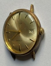 Palerma -Handaufzug - seltene Vintage Herren Armbanduhr mit Datum - Werk läuft  