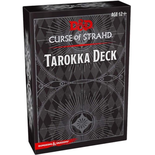 Dungeons and Dragons Curse of Strahd Tarokka Deck 54 Cards Adventure Ages 12 - Picture 2 of 2