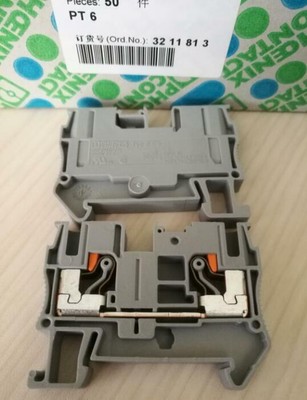 5 pcs PHOENIX  CONTACT  PT6  3211813  Terminal #W1*