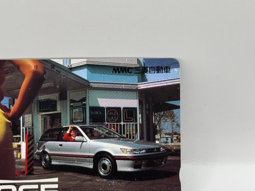Mirage Mitsubishi car Japanese Used Telephone Card Made in Japan Japan Japanese - Picture 2 of 6