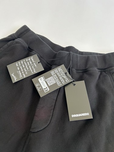 Dsquared2 Tie Dye Sweat Shorts Black / Red Size Large Jogger Brand New Men’s - 第 5/9 張圖片