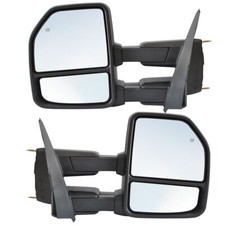 Towing Mirrors for 2015-2020 Ford F150 Power Heated LED Turn Signal Temp Sensor