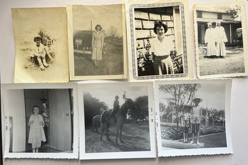 Vintage Fotos Konvolut 7 alte Bilder Schnappschüsse