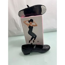 ABT Tap Dancing Girls Shoes Black Youth Size 1