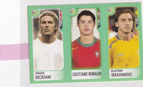 Panini World Cup 2006 Candy 88 176 49 - Cristiano Ronaldo Ibrahimovic Beckham 4