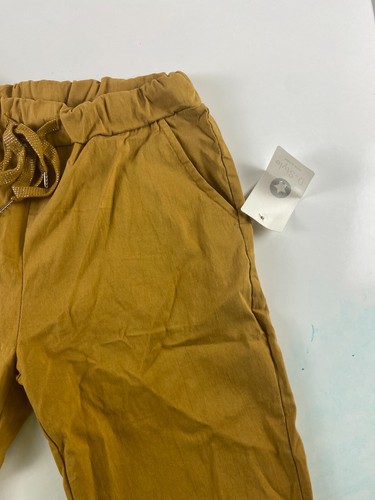 Generic made in Italy mustard cotton and polyester blend medium sized trousers - Picture 3 of 11