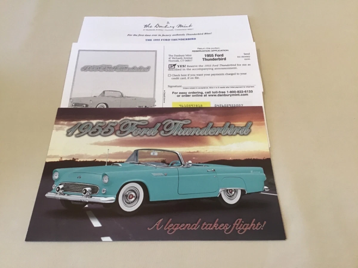 Danbury Mint Ford Thunderbird Contemporary Manufacture Diecast