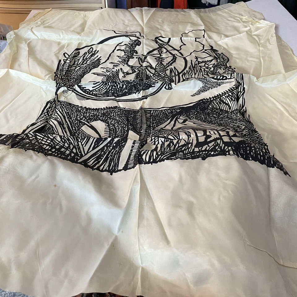 Cachimba grande de colección oruga Alicia en el país de las maravillas pancarta difícil de encontrar colgante de pared de nailon  Foto 2 de 4