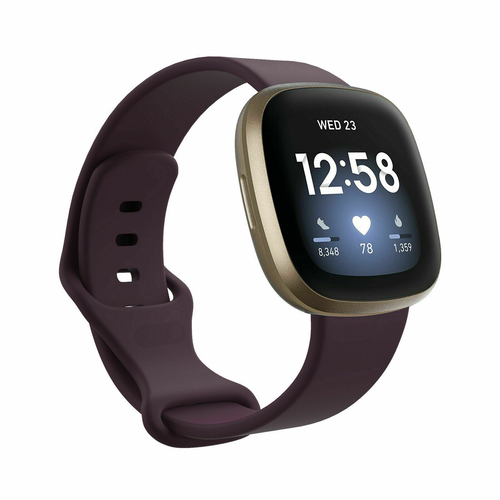 For Fitbit Versa 3 /Sense Silicone Strap Wristband Replacement Watch Band Sports - Picture 17 of 17