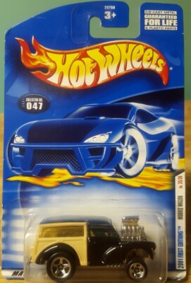 Hot Wheels 2001 Morris Wagon ミニカー 2001 First Editions: MORRIS WAGON – ORANGE TRACK DIECAST