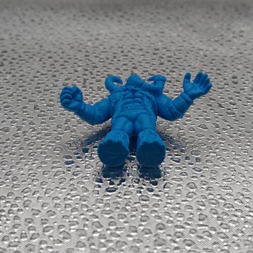 M.U.S.C.L.E Figure Kinnikuman #226 Mammothman Blue Kinkeshi 1980s - Picture 4 of 4
