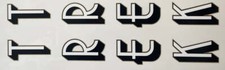 Trek Seat tube decals