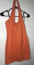 NWT Forever 21 Halter Mini Dress Sherbert Size Medium