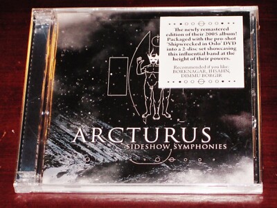 Arcturus: Sideshow Symphonies + Shipwrecked In Oslo CD + DVD Set 2017 SOM NEW