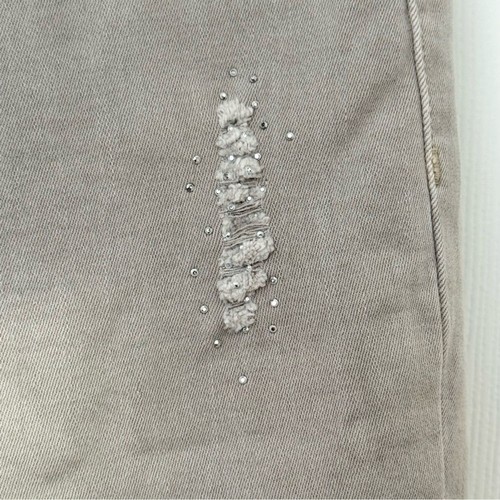 Joseph Ribkoff Sand Embellished Destress Pants Size 4 NWOT - Picture 5 of 13