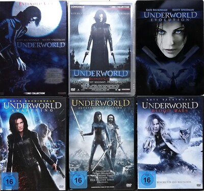 Underworld 1-5 Extended DVD Evolution Awakening Aufstand Lykaner Blood Wars