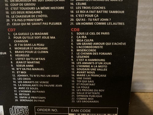 Édith Piaf: La Mome Piaf L'Integrale 1936-1957 CD! 8 CD 179 Tracks! Mint! - Picture 17 of 18