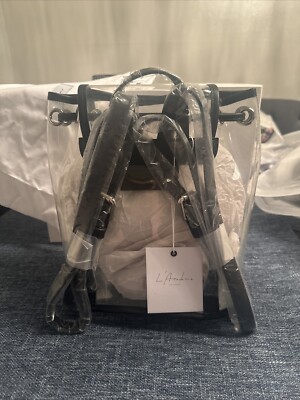 L’Academie Kelly drawstring clear backpack L main image 4