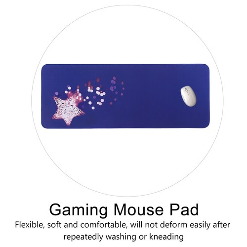 Star Pattern Mouse Pad Anti-skid Computer Desk Pad Computer Large Mouse Pad - Picture 8 of 12