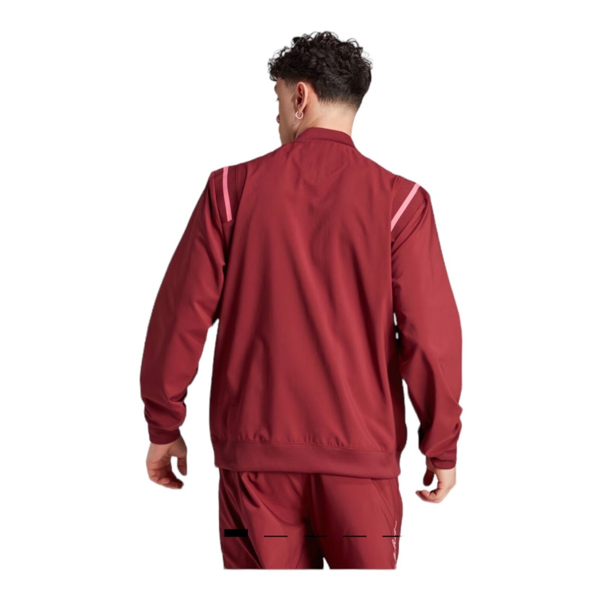 Adidas Mens Scribble Jacket Maroon Full Zip Size Large Adidas Mens Scribble Jacket Maroon Full Zip Size Large